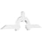 Ekena Millwork Ericson Architectural Grade PVC Gable Bracket, 96"W x 28"H x 4"D x 6"F, 7/12 Pitch GBP096X28X0406ERI00 - alternate 1